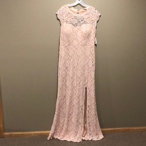 Blush formal dress